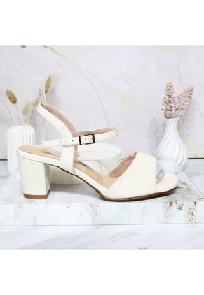 Tacon Para Mujer C07-Z522 BLANCO CUERO ZAVATTY
