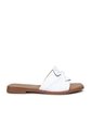 Sandalia Plana Para Mujer 25C525-Z19 BLANCO CUERO ZAVATTY de Zavatty