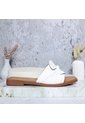 Sandalia Plana Para Mujer 25C525-Z19 BLANCO CUERO ZAVATTY de Zavatty