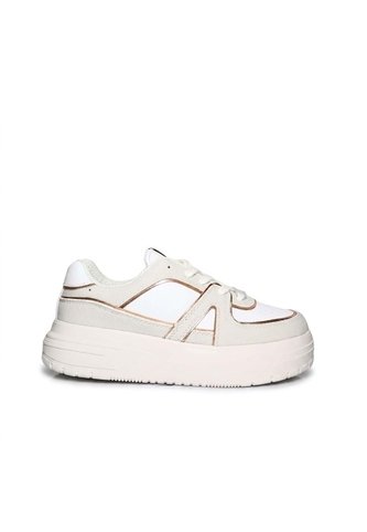 Tenis Para Mujer 153-3-Z287 BEIGE X ORO ROSA ZAVATTY Zavatty