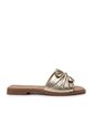 Sandalia Plana Para Mujer 25C525-Z19 ORO CUERO ZAVATTY de Zavatty