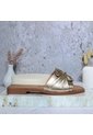 Sandalia Plana Para Mujer 25C525-Z19 ORO CUERO ZAVATTY de Zavatty