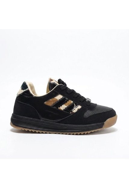 Tenis Para Mujer 1045-Z246 NEGRO VACA ZAVATTY