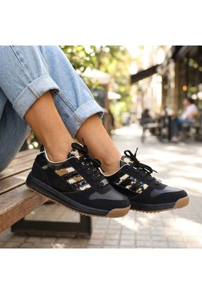 Tenis Para Mujer 1045-Z246 NEGRO VACA ZAVATTY