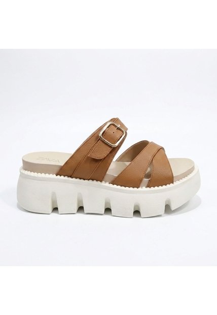 Plataforma Baja Para Mujer 9025-1-Z83 CAMEL ZAVATTY
