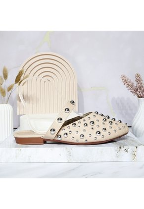 Baleta Para Mujer 443-Z191 BEIGE ZAVATTY