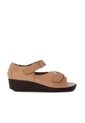 Romulo Sandalia Para Mujer H-HEIDY CAPUCHINO CUERO ZAVATTY de Zavatty