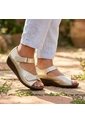 Romulo Sandalia Para Mujer H-HEIDY ORO CUERO ZAVATTY de Zavatty