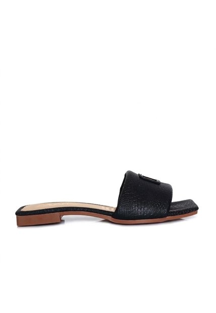 Sandalia Plana Para Mujer V746-Z84 NEGRO ZAVATTY