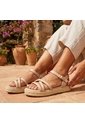 Sandalia Plana Para Mujer M144-Z471 ARENA ZAVATTY de Zavatty