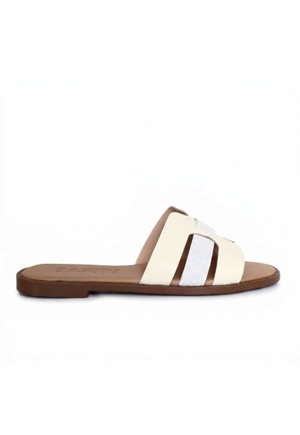 Sandalia Plana Para Mujer 25C30-Z19 TALCO X FOLIA CUERO ZAVATTY