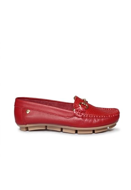 Mocasin Para Mujer TA09-Z449 ROJO X DINO CUERO ZAVATTY