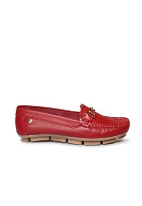 Mocasin Para Mujer TA09-Z449 ROJO X DINO CUERO ZAVATTY