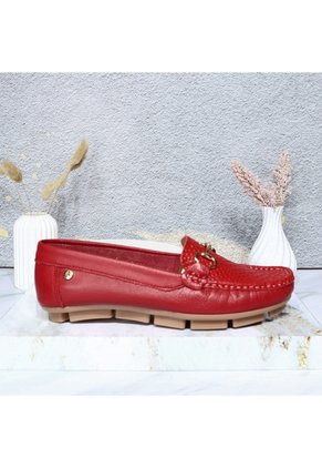 Mocasin Para Mujer TA09-Z449 ROJO X DINO CUERO ZAVATTY