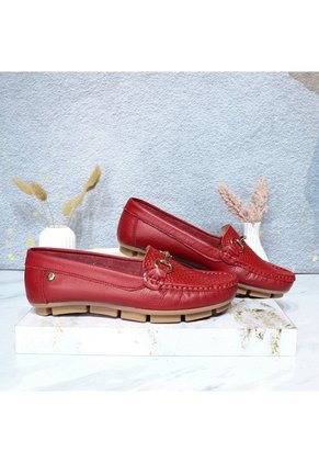 Mocasin Para Mujer TA09-Z449 ROJO X DINO CUERO ZAVATTY