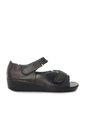 Romulo Sandalia Para Mujer H-HEIDY NEGRO CUERO ZAVATTY de Zavatty