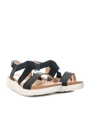Sandalia Plana Para Mujer 1019-Z83 NEGRO ZAVATTY