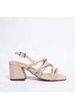 Sandalia Tacon Para Mujer 2764-Z148 NUDE ZAVATTY de Zavatty