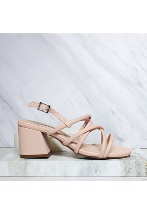 Sandalia Tacon Para Mujer 2764-Z148 NUDE ZAVATTY