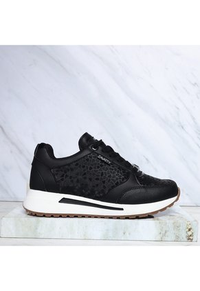 Tenis Para Mujer TA868 NEGRO BRILLANTE ZAVATTY