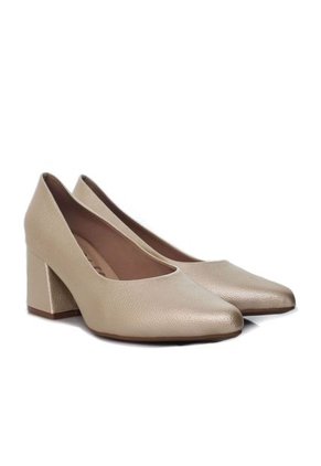 Tacon Para Mujer 5009-Z148 CHAMPAÑA ZAVATTY