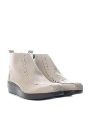 Botin Para Mujer H-ABRIL TAUPE CUERO ZAVATTY