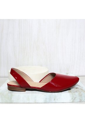 Baleta Cerrada Para Mujer 1865-Z147 ROJO ZAVATTY