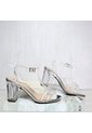 Sandalia 7 1/2 Transparente Para Mujer 2790-Z148 PLATA X ACETATO ZAVATTY de Zavatty