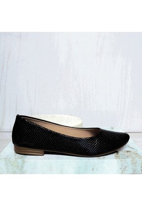 Baleta Cerrada Para Mujer 1637-Z147 NEGRO ZAVATTY