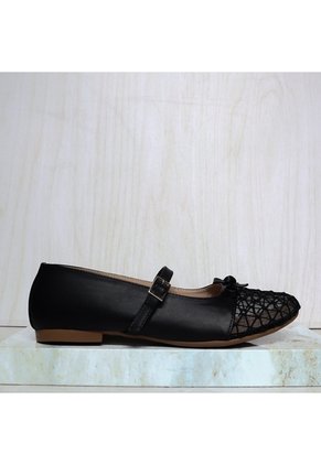 Baleta Cerrada Para Mujer 304-Z147 NEGRO ZAVATTY
