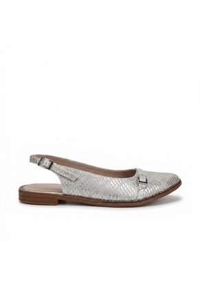 Baleta Cerrada Para Mujer 1868-Z147 PLATA ZAVATTY