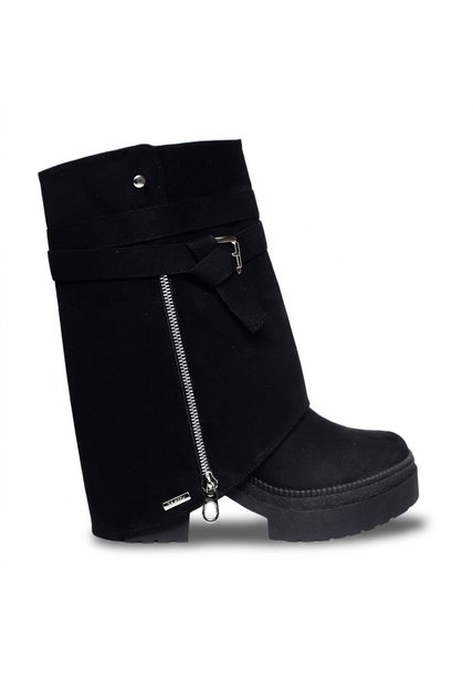 Bota Cuadrada Para Mujer 26103-Z22 NEGRO ZAVATTY
