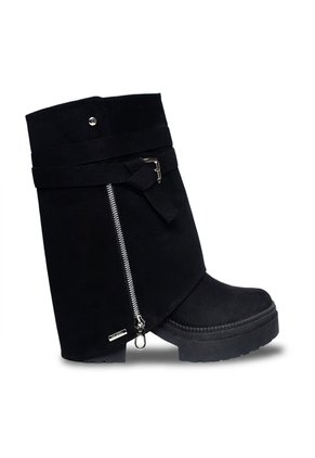 Bota Cuadrada Para Mujer 26103-Z22 NEGRO ZAVATTY