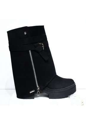 Bota Cuadrada Para Mujer 26103-Z22 NEGRO ZAVATTY
