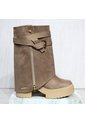 Bota Cuadrada Para Mujer 26103-Z22 ARENA ZAVATTY de Zavatty