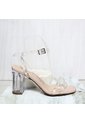 Sandalia 7 1/2 Transparente Para Mujer 2790-Z148 NUDE X ACETATO ZAVATTY de Zavatty
