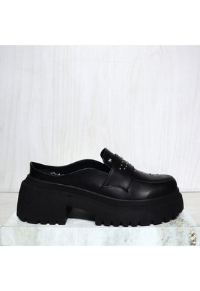 Zueco Para Mujer 1766-Z696 NEGRO TIPO CUERO ZAVATTY