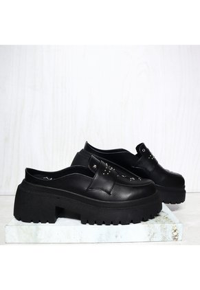 Zueco Para Mujer 1766-Z696 NEGRO TIPO CUERO ZAVATTY