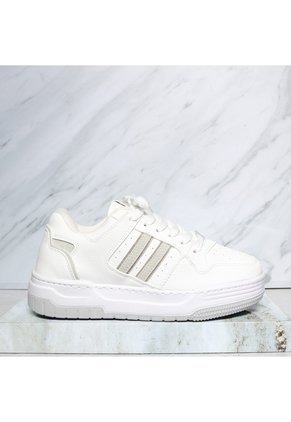 Tenis Para Mujer YG407-Z761 MARFIL X BEIGE X CHAMPAÑA ZAVATTY