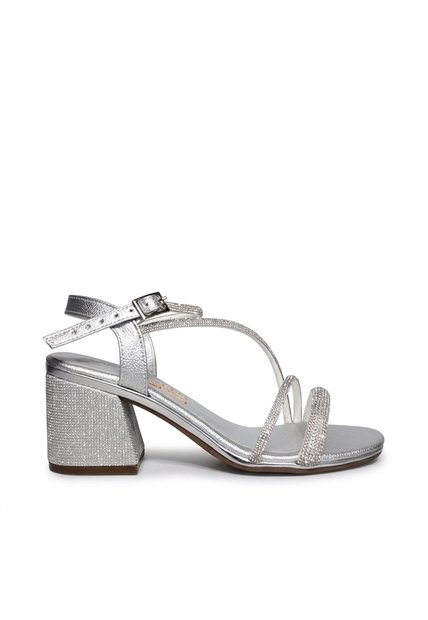 Sandalia 5 1/2 Para Mujer 525142-Z132 PLATA ZAVATTY