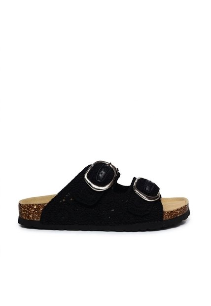 Sandalia Canoa Para Mujer 26113-Z718 NEGRO ZAVATTY