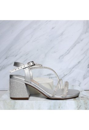 Sandalia 5 1/2 Para Mujer 525142-Z132 PLATA ZAVATTY