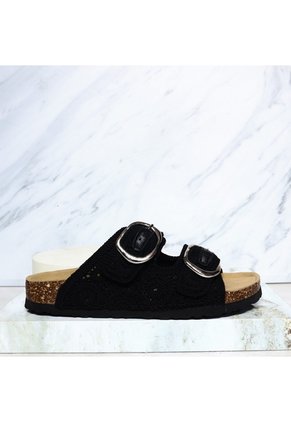 Sandalia Canoa Para Mujer 26113-Z718 NEGRO ZAVATTY