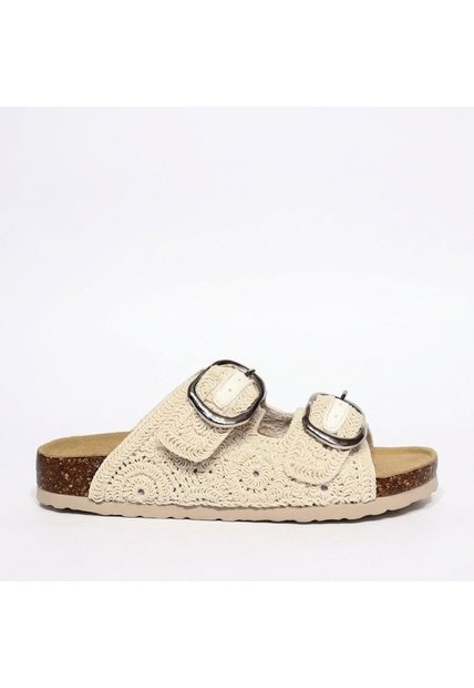 Sandalia Canoa Para Mujer 26113-Z718 BEIGE ZAVATTY