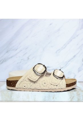 Sandalia Canoa Para Mujer 26113-Z718 BEIGE ZAVATTY