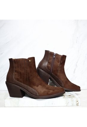 Botin Para Mujer 2675-Z22 CAFE ZAVATTY