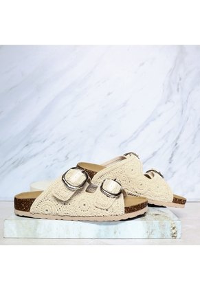 Sandalia Canoa Para Mujer 26113-Z718 BEIGE ZAVATTY