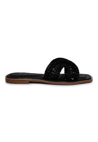 Sandalia Plana Para Mujer M082-Z111 NEGRO ZAVATTY Zavatty