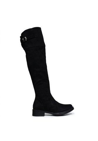 Bota Plana Para Mujer 1201-Z279 NEGRO ZAVATTY Zavatty