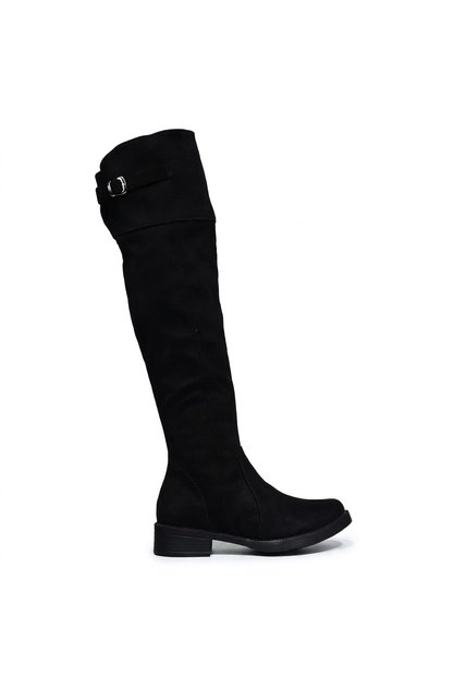 Bota Plana Para Mujer 1201-Z279 NEGRO ZAVATTY